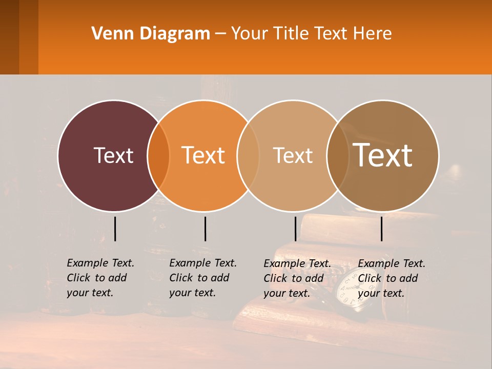 A Bird Sitting On Top Of A Book Shelf Next To A Clock PowerPoint Template