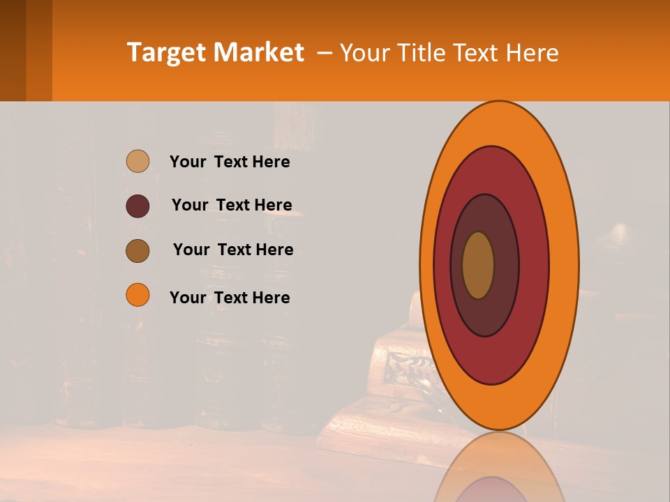 A Bird Sitting On Top Of A Book Shelf Next To A Clock PowerPoint Template