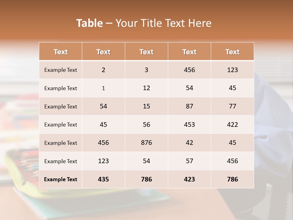 A Young Boy Writing On A Piece Of Paper PowerPoint Template