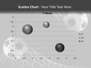 Two Soccer Balls In The Net Powerpoint Template PowerPoint Template