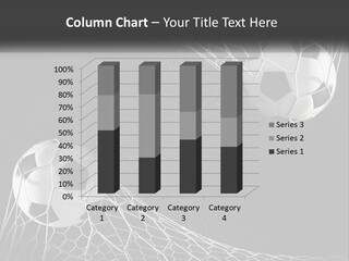 Two Soccer Balls In The Net Powerpoint Template PowerPoint Template