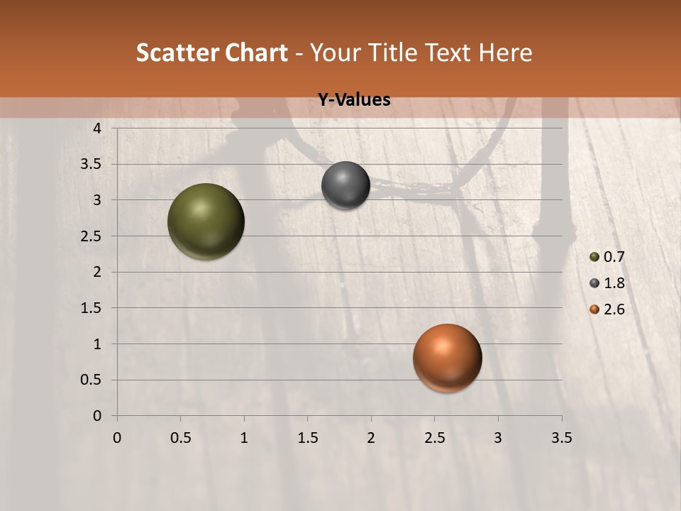 A Wooden Table With A Number On It PowerPoint Template