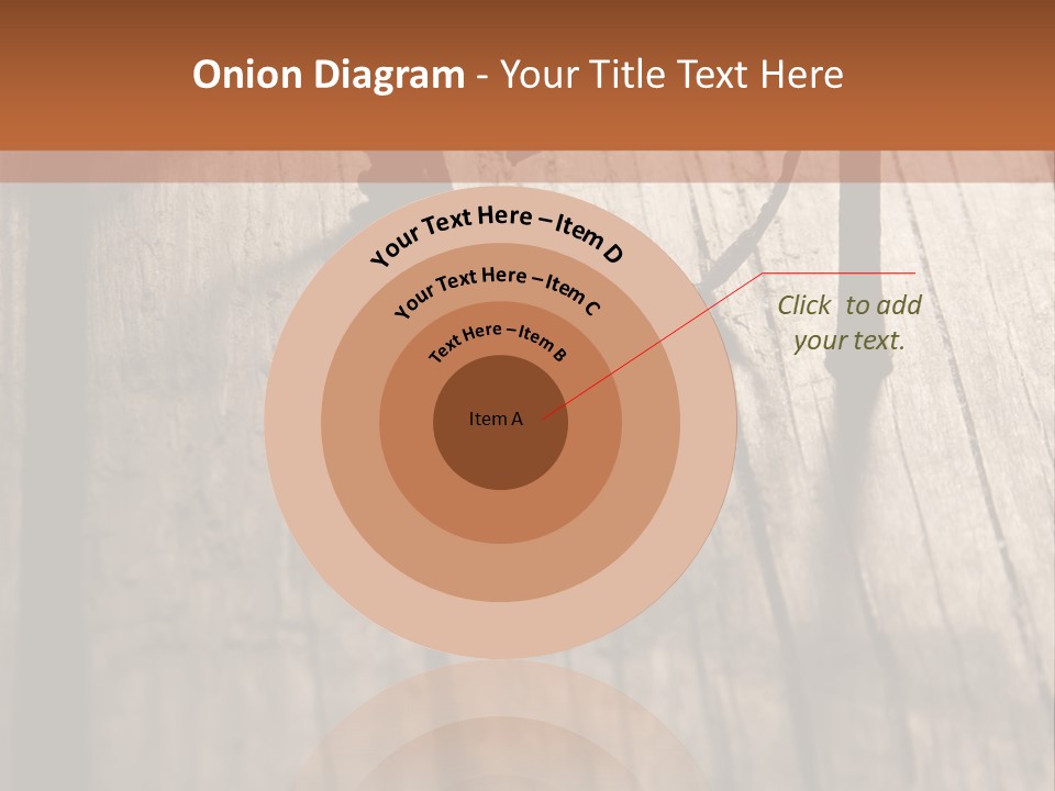 A Wooden Table With A Number On It PowerPoint Template
