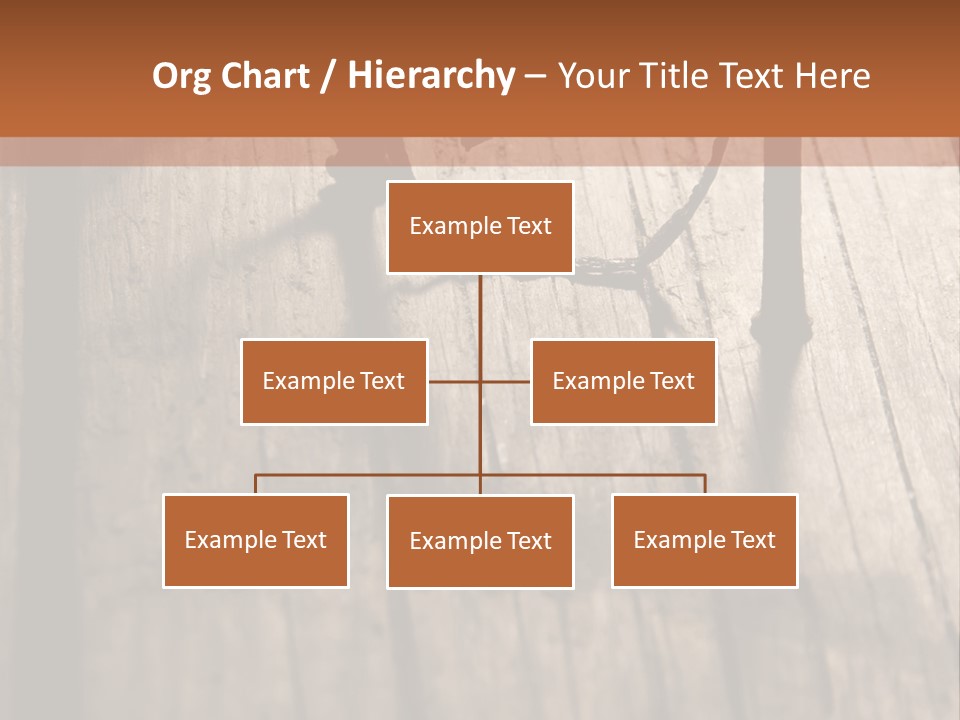 A Wooden Table With A Number On It PowerPoint Template