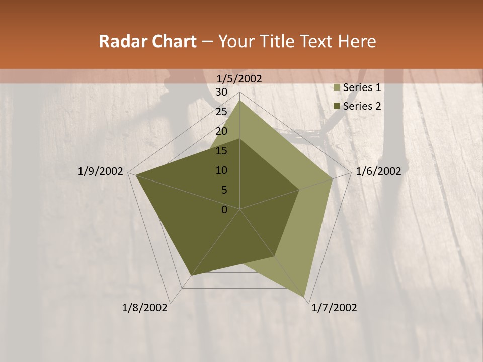 A Wooden Table With A Number On It PowerPoint Template