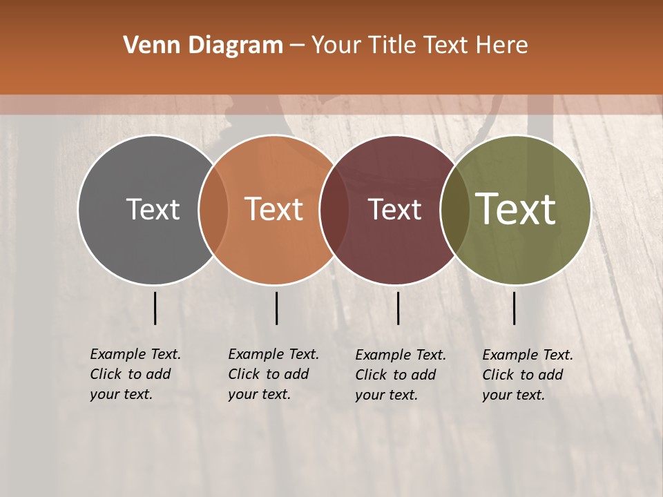 A Wooden Table With A Number On It PowerPoint Template