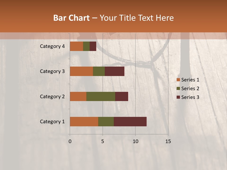 A Wooden Table With A Number On It PowerPoint Template