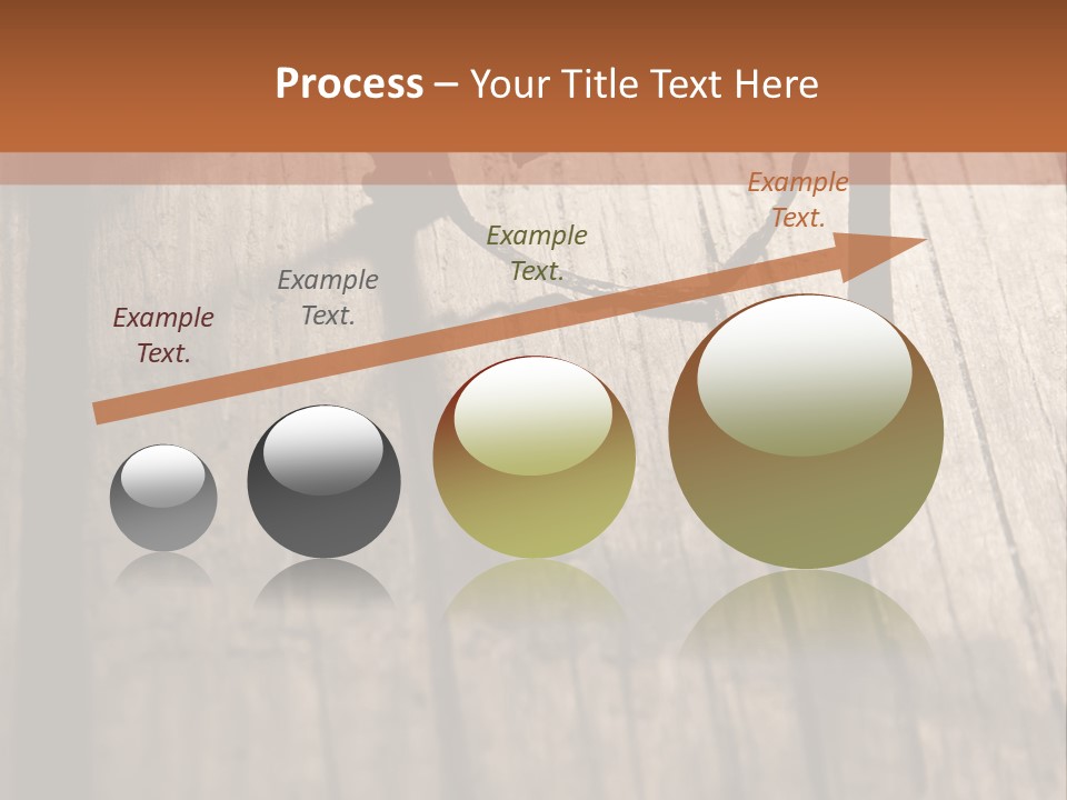 A Wooden Table With A Number On It PowerPoint Template
