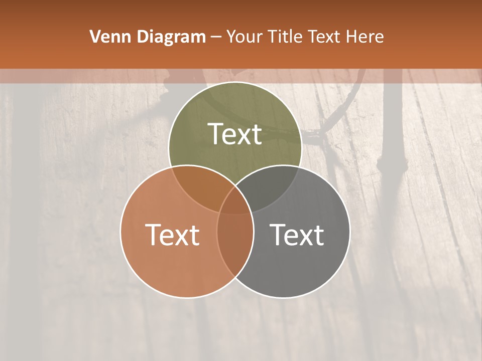 A Wooden Table With A Number On It PowerPoint Template