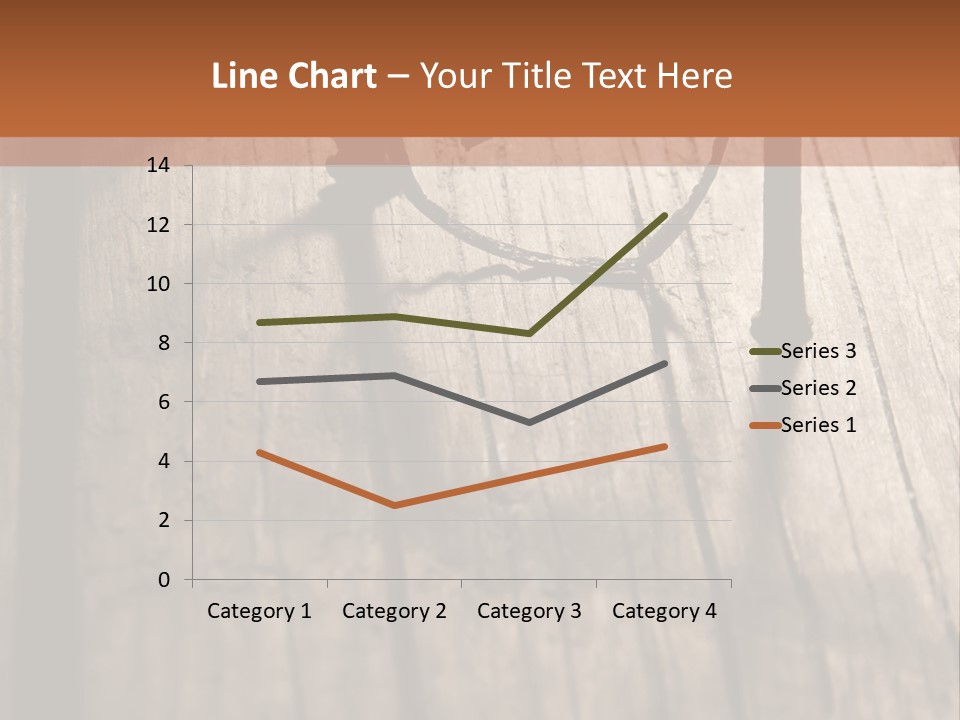 A Wooden Table With A Number On It PowerPoint Template