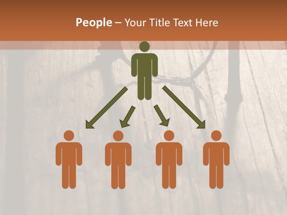 A Wooden Table With A Number On It PowerPoint Template