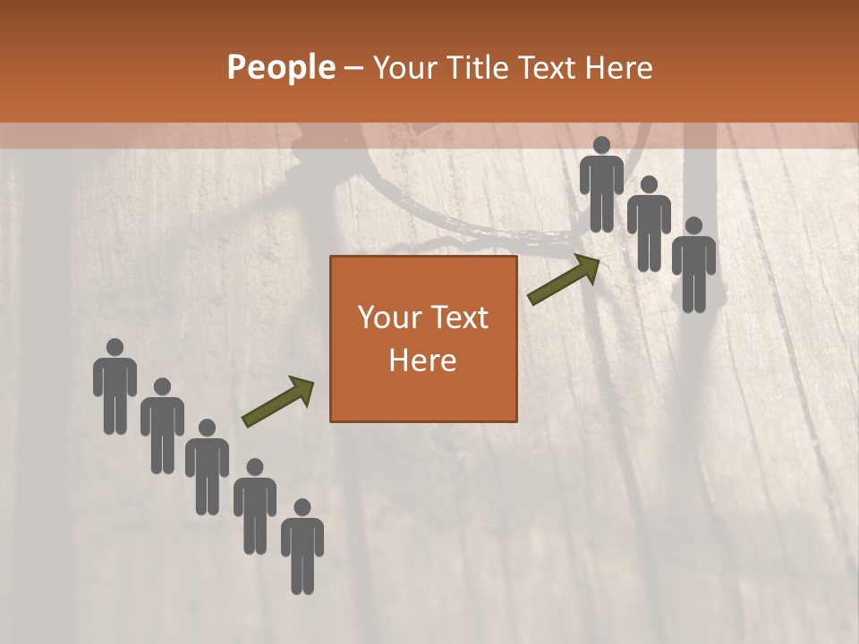 A Wooden Table With A Number On It PowerPoint Template