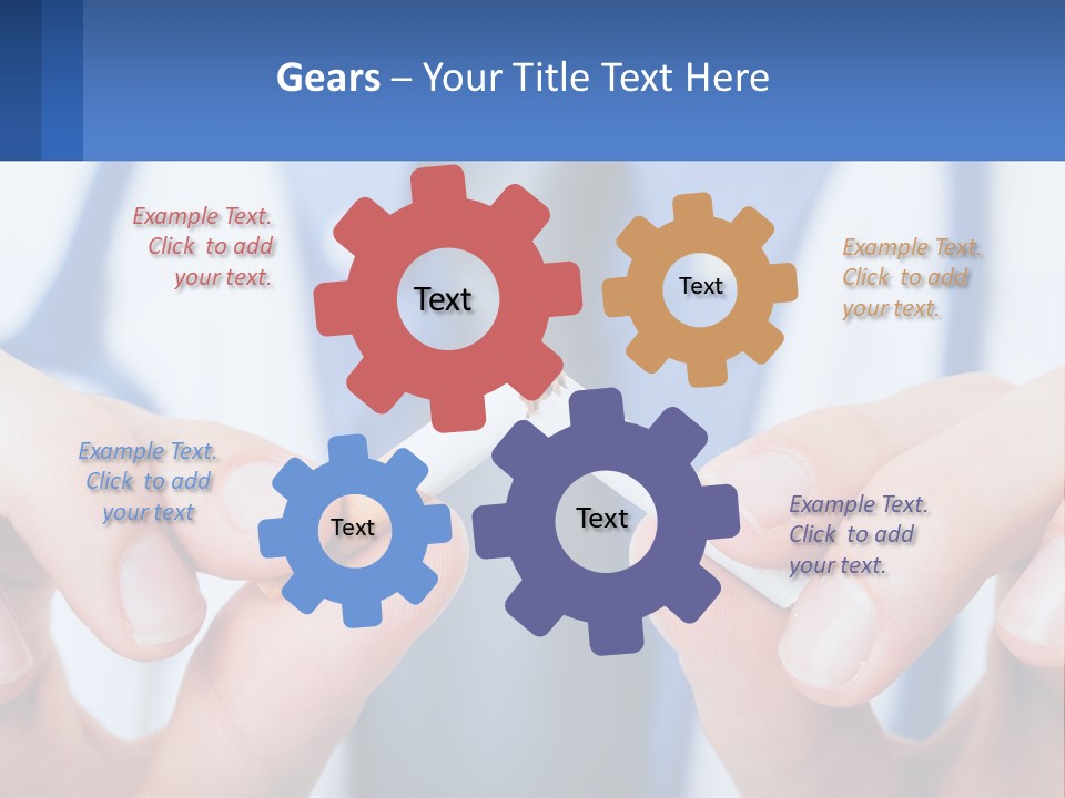 A Person Holding A Cigarette In Their Hands PowerPoint Template