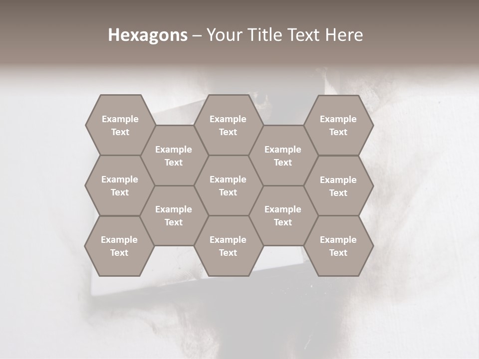 A Light Switch With Black Smoke Coming Out Of It PowerPoint Template