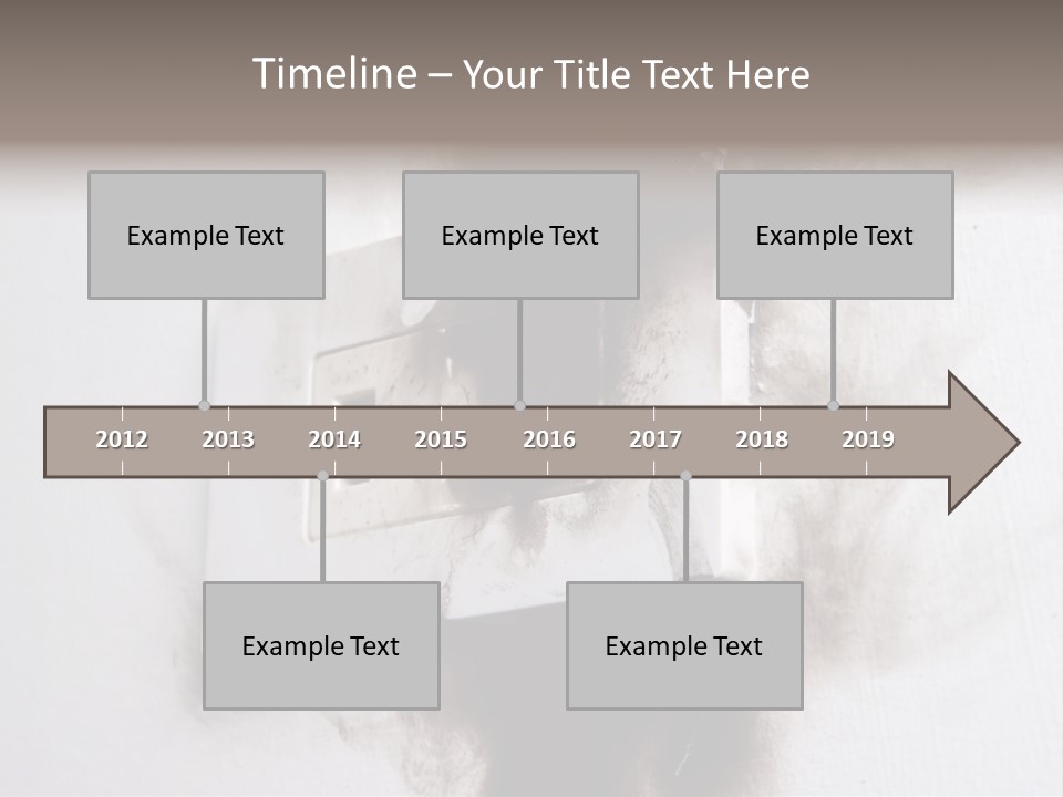 A Light Switch With Black Smoke Coming Out Of It PowerPoint Template