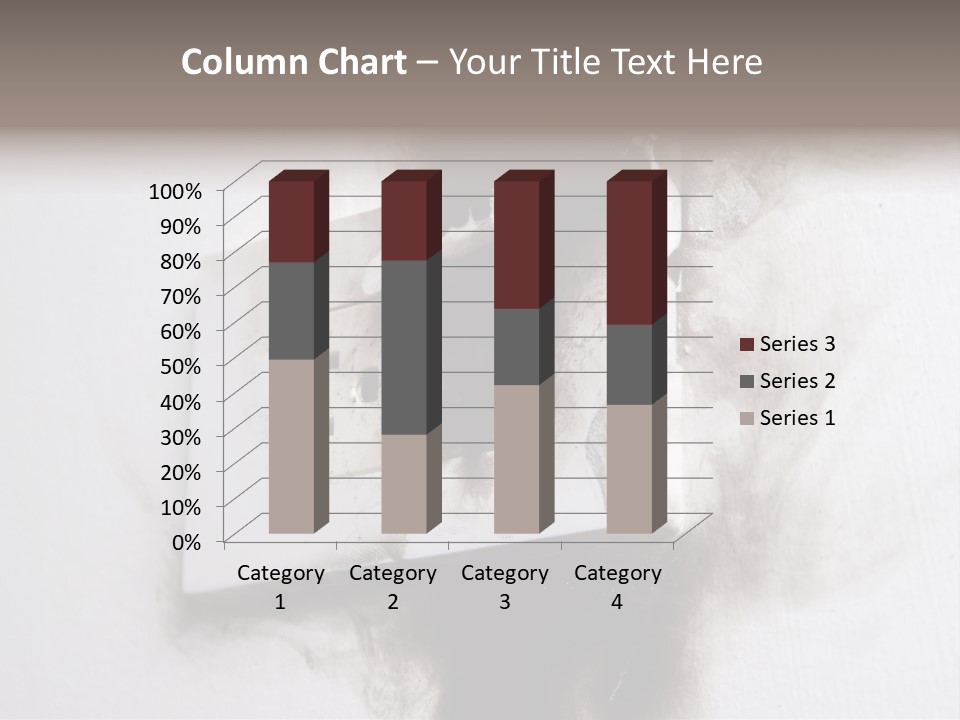 A Light Switch With Black Smoke Coming Out Of It PowerPoint Template