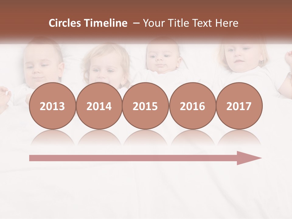 A Group Of Children Laying In Bed With White Sheets PowerPoint Template