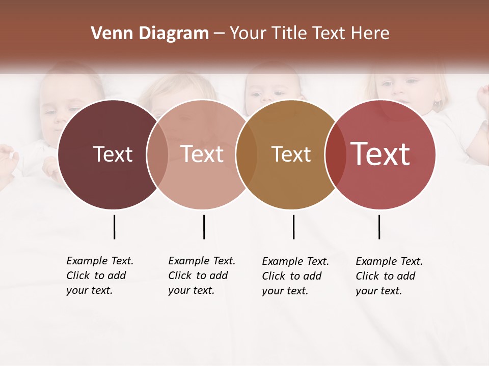 A Group Of Children Laying In Bed With White Sheets PowerPoint Template