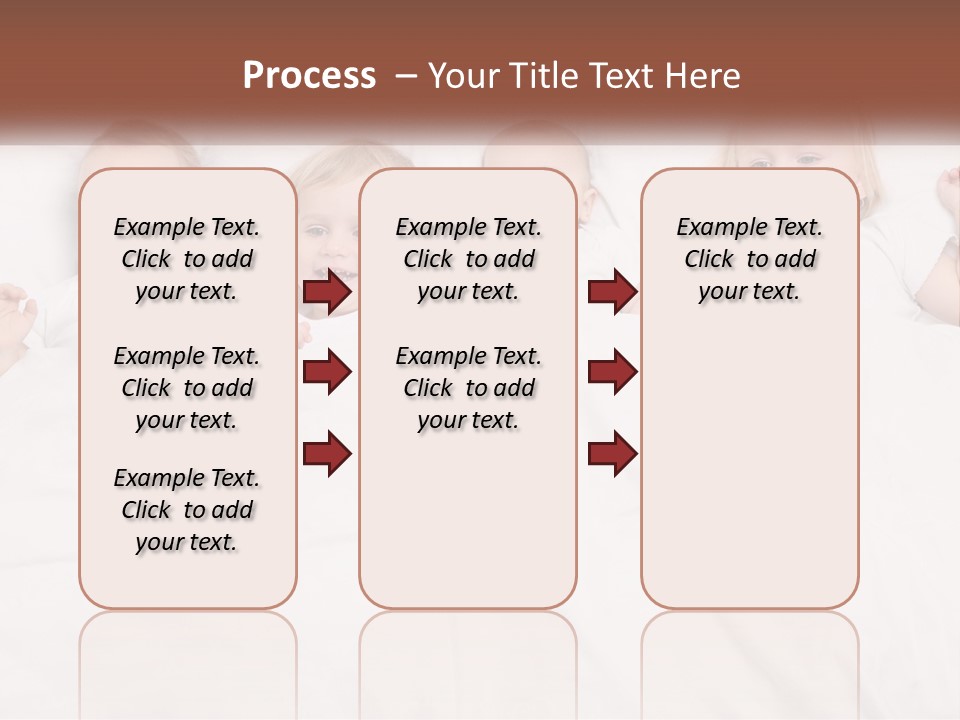 A Group Of Children Laying In Bed With White Sheets PowerPoint Template