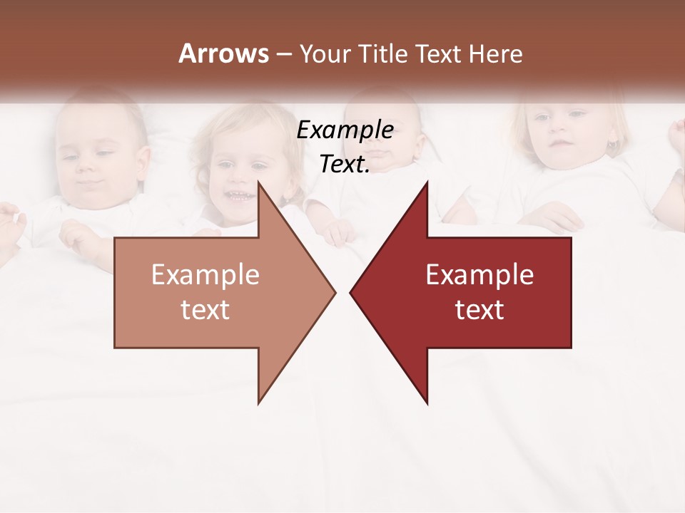 A Group Of Children Laying In Bed With White Sheets PowerPoint Template