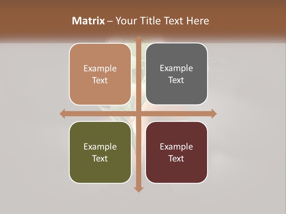 A Person Holding A Plant With A Green Globe On It PowerPoint Template