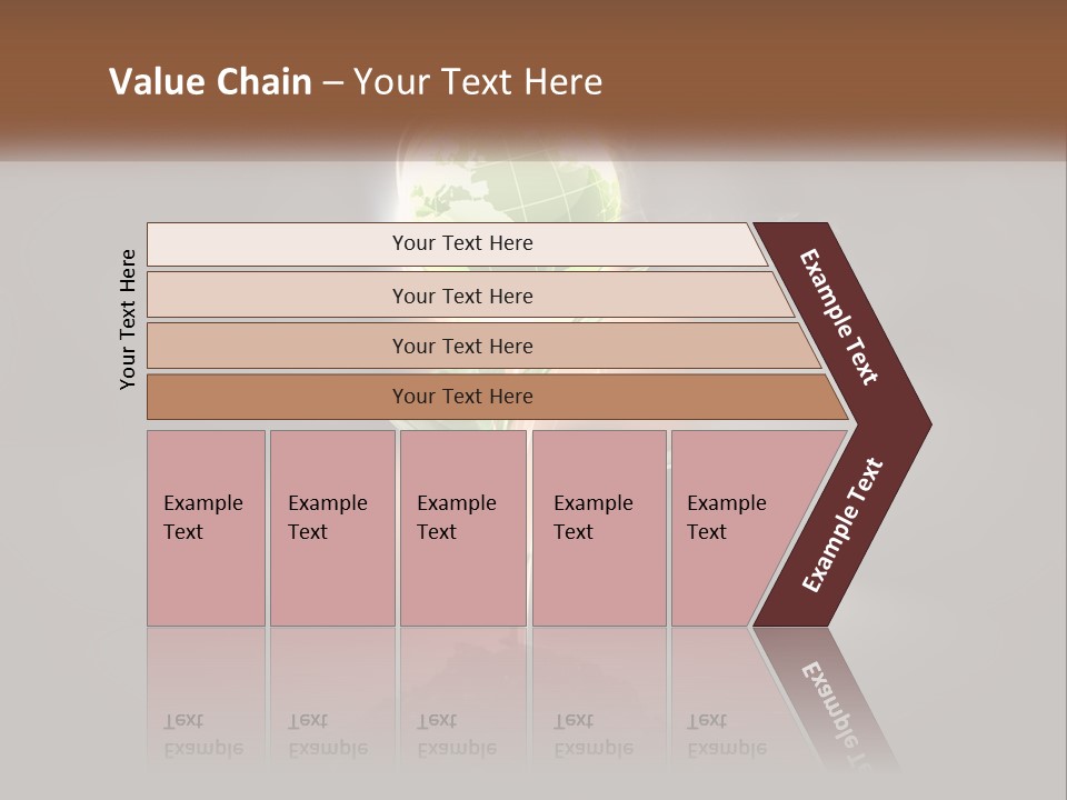 A Person Holding A Plant With A Green Globe On It PowerPoint Template