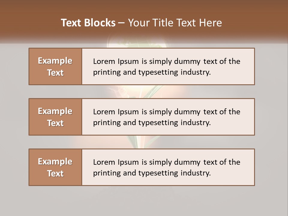 A Person Holding A Plant With A Green Globe On It PowerPoint Template