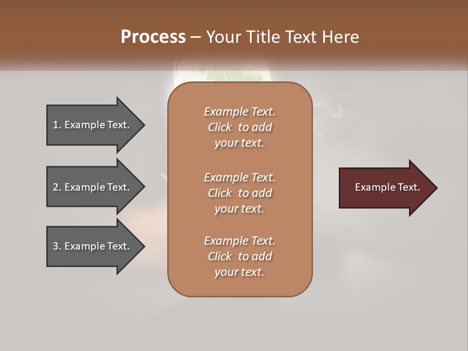 A Person Holding A Plant With A Green Globe On It PowerPoint Template