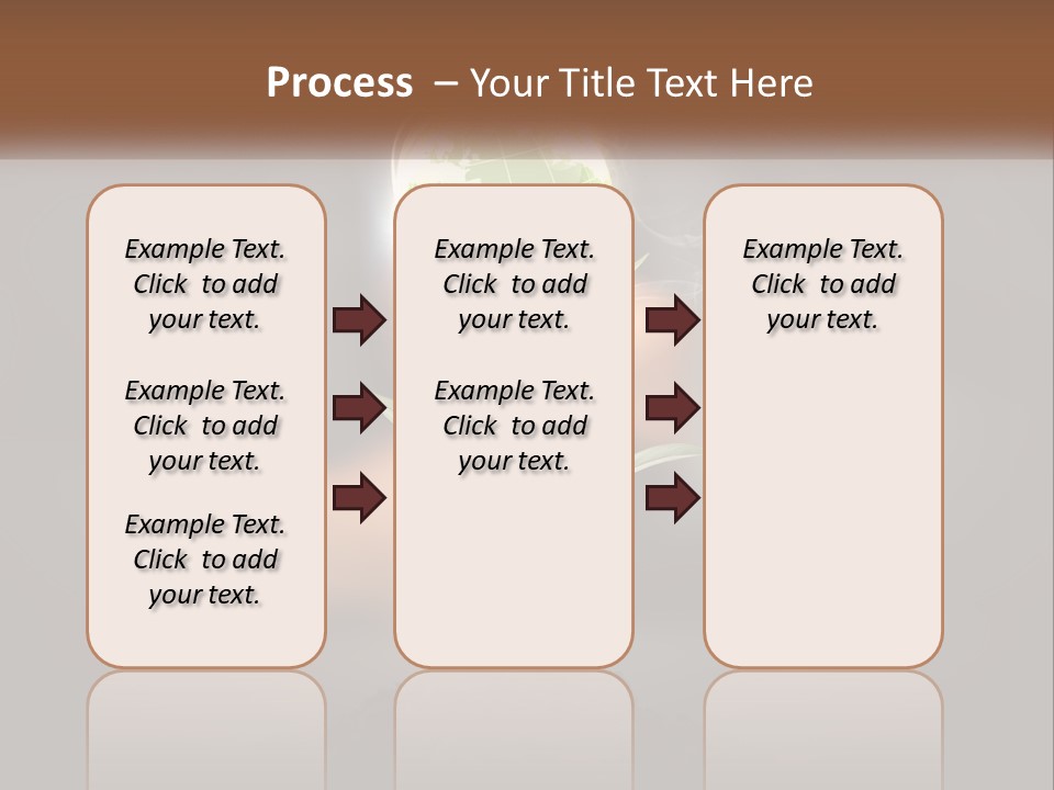 A Person Holding A Plant With A Green Globe On It PowerPoint Template
