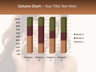 A Woman Smiling With Her Hands On Her Face PowerPoint Template