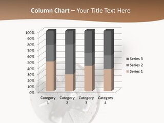 A Screw With A Brown Background Is Shown PowerPoint Template