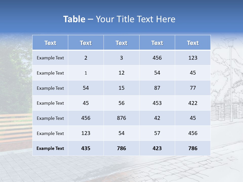 A Picture Of A House With A Red Roof PowerPoint Template