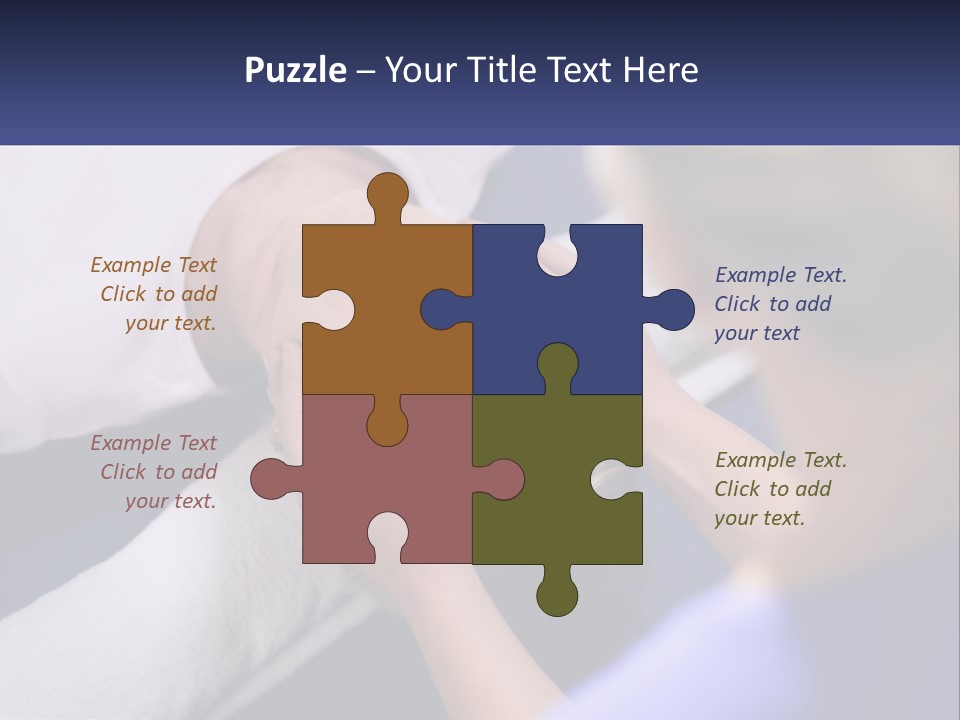 A Woman Laying On A Bed With Her Eyes Closed PowerPoint Template