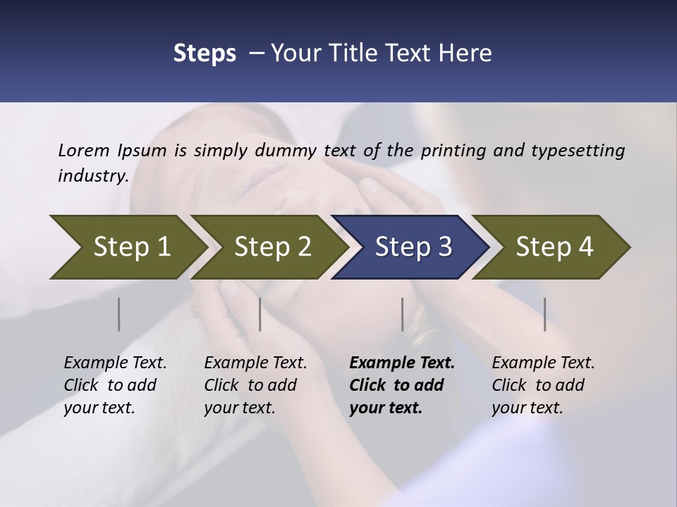 A Woman Laying On A Bed With Her Eyes Closed PowerPoint Template