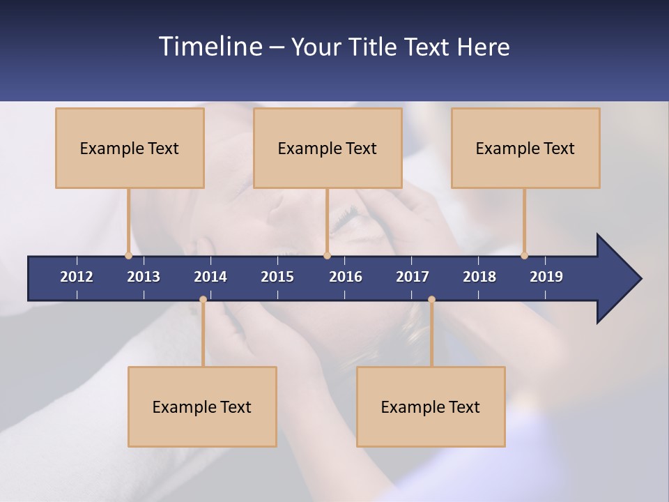 A Woman Laying On A Bed With Her Eyes Closed PowerPoint Template