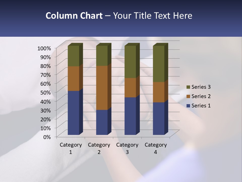 A Woman Laying On A Bed With Her Eyes Closed PowerPoint Template