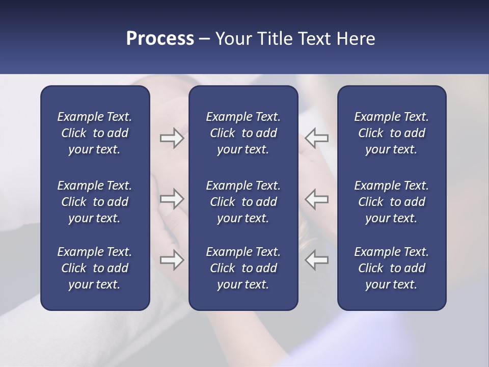 A Woman Laying On A Bed With Her Eyes Closed PowerPoint Template