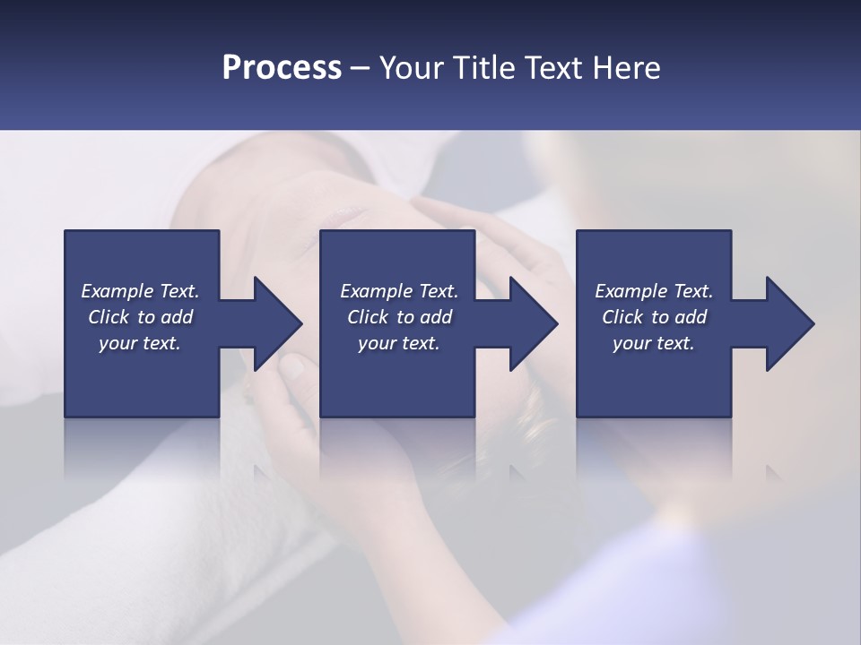 A Woman Laying On A Bed With Her Eyes Closed PowerPoint Template
