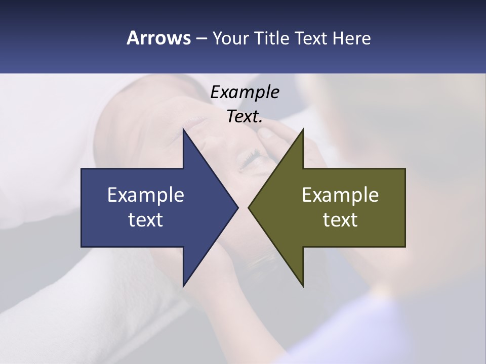 A Woman Laying On A Bed With Her Eyes Closed PowerPoint Template