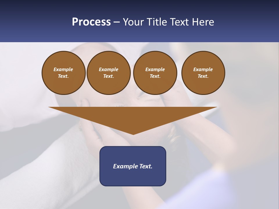 A Woman Laying On A Bed With Her Eyes Closed PowerPoint Template