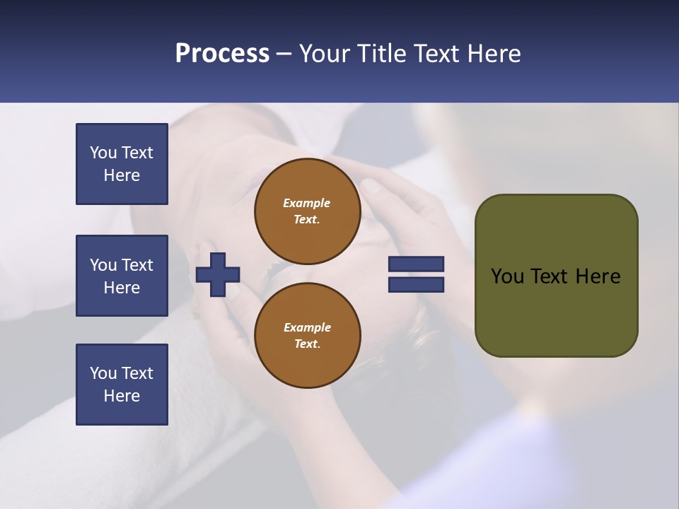 A Woman Laying On A Bed With Her Eyes Closed PowerPoint Template