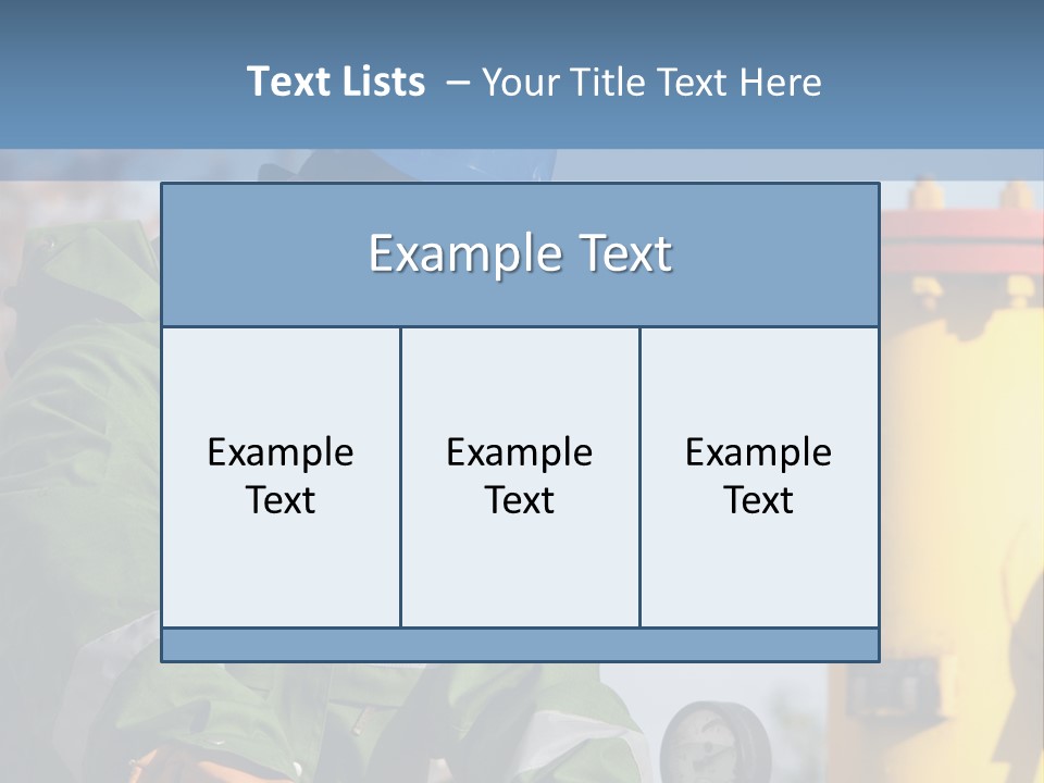 A Man In A Hard Hat Working On A Pipe PowerPoint Template