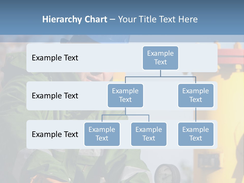 A Man In A Hard Hat Working On A Pipe PowerPoint Template