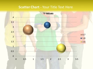 A Group Of Children Standing Next To Each Other PowerPoint Template