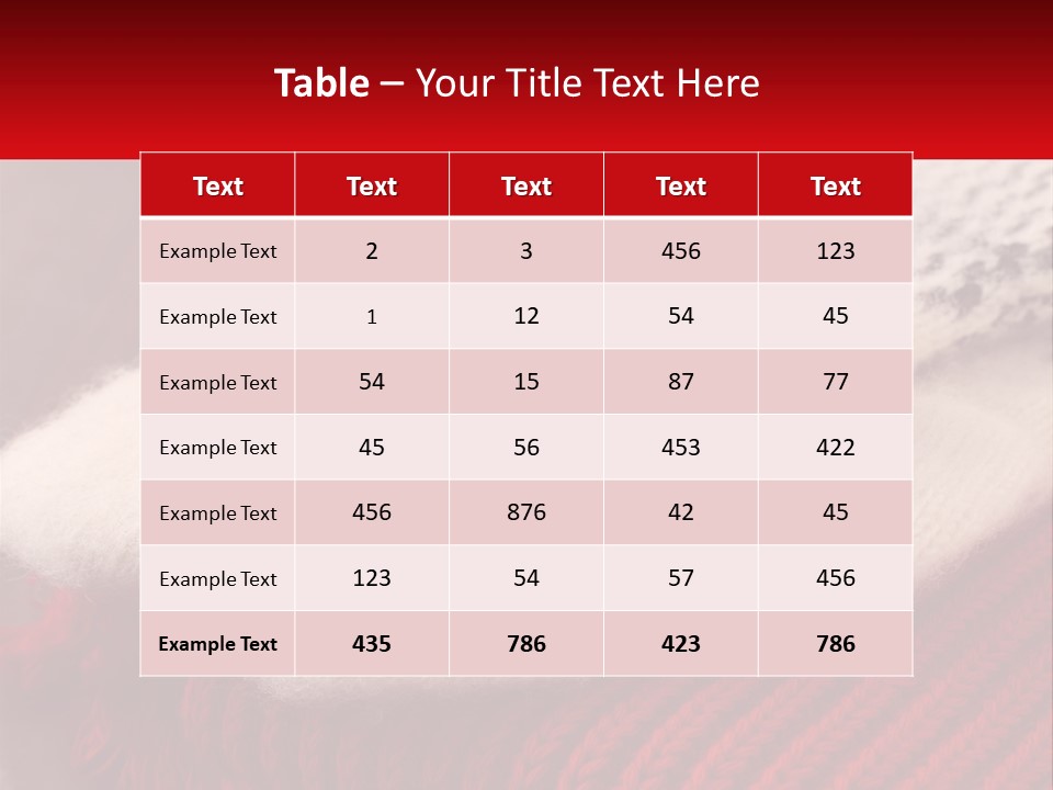 A Knitted Hat With A Pine Cone On Top Of It PowerPoint Template