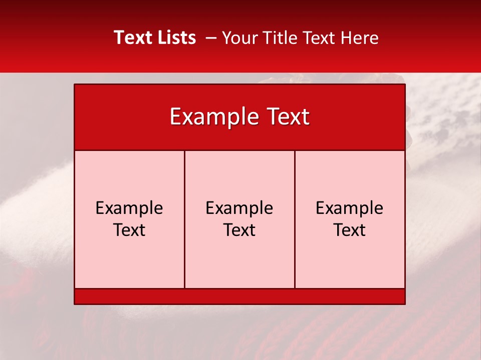 A Knitted Hat With A Pine Cone On Top Of It PowerPoint Template