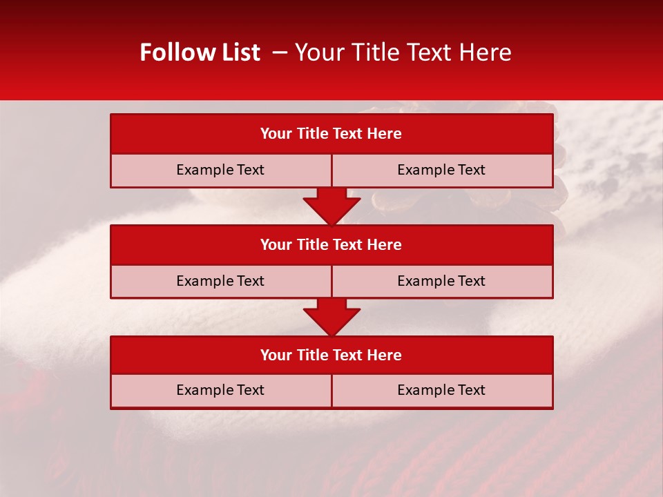 A Knitted Hat With A Pine Cone On Top Of It PowerPoint Template