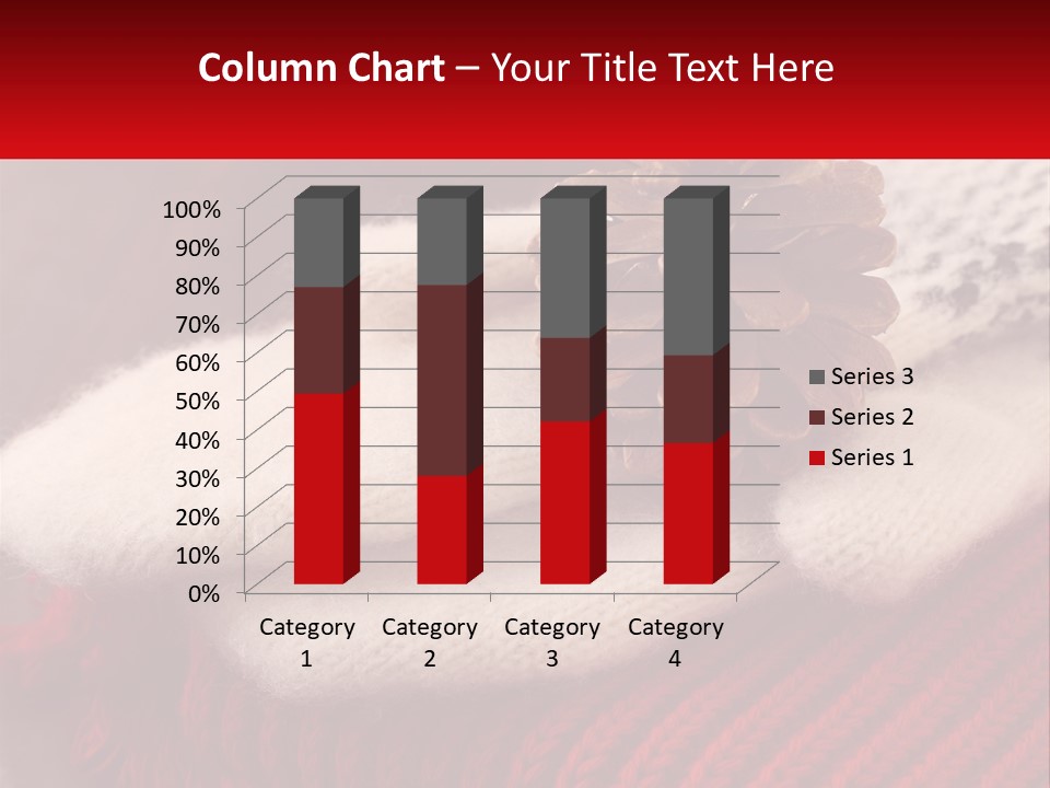 A Knitted Hat With A Pine Cone On Top Of It PowerPoint Template