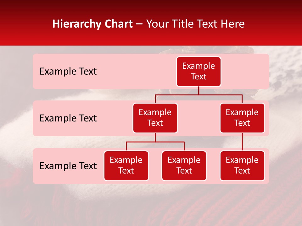 A Knitted Hat With A Pine Cone On Top Of It PowerPoint Template