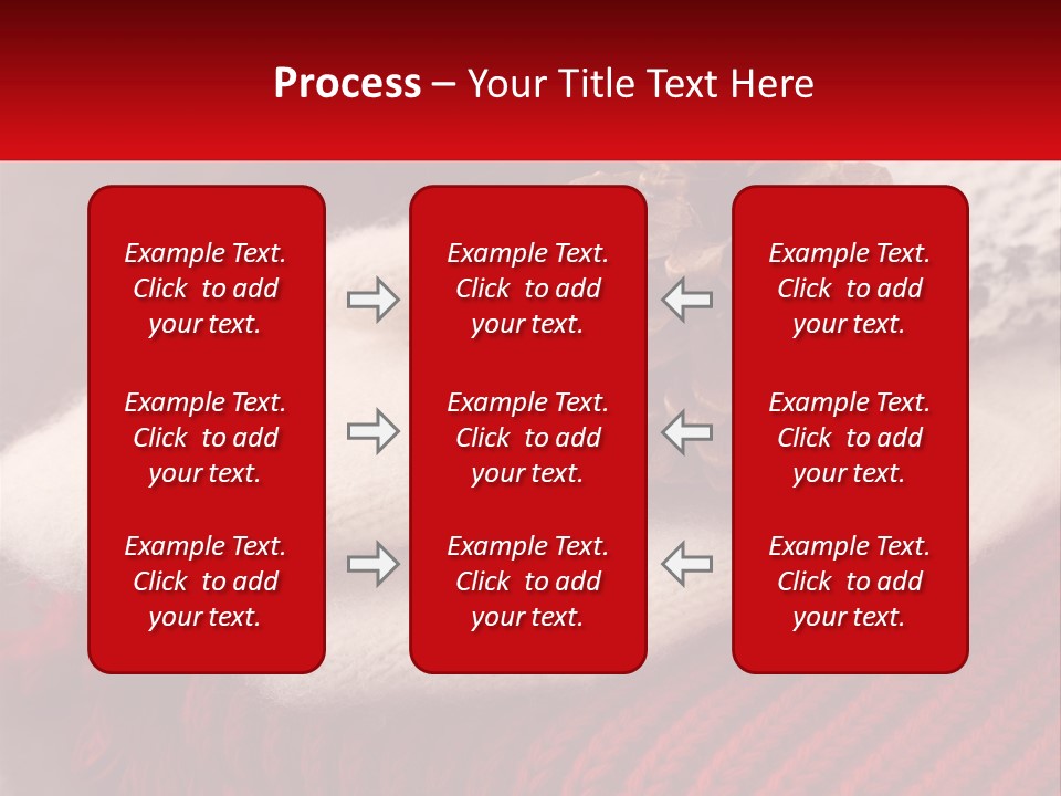 A Knitted Hat With A Pine Cone On Top Of It PowerPoint Template